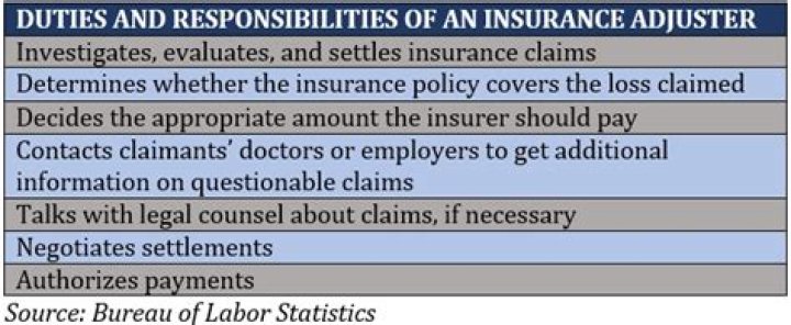 How do you handle an insurance adjuster?