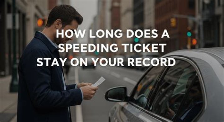 How long does a seatbelt ticket stay on record?