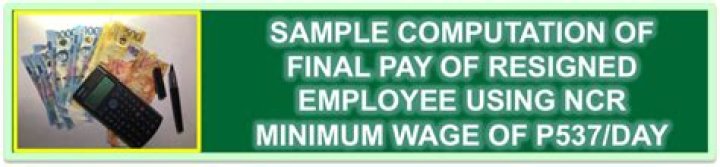 Is resigned employee entitled for back pay?